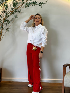 Calça Feminina pantalona Urban Street - Kelly