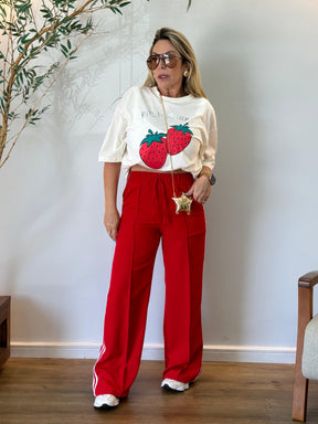 Calça Feminina pantalona Urban Street - Kelly