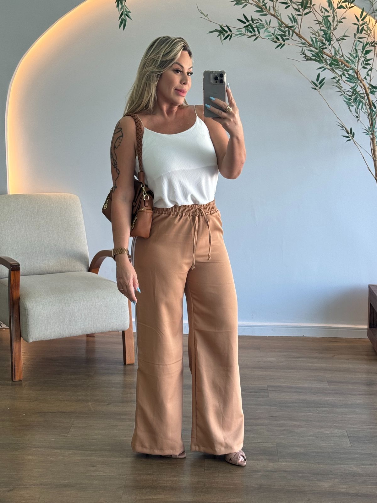 Calça Feminina pantalona Urban Street - Kelly
