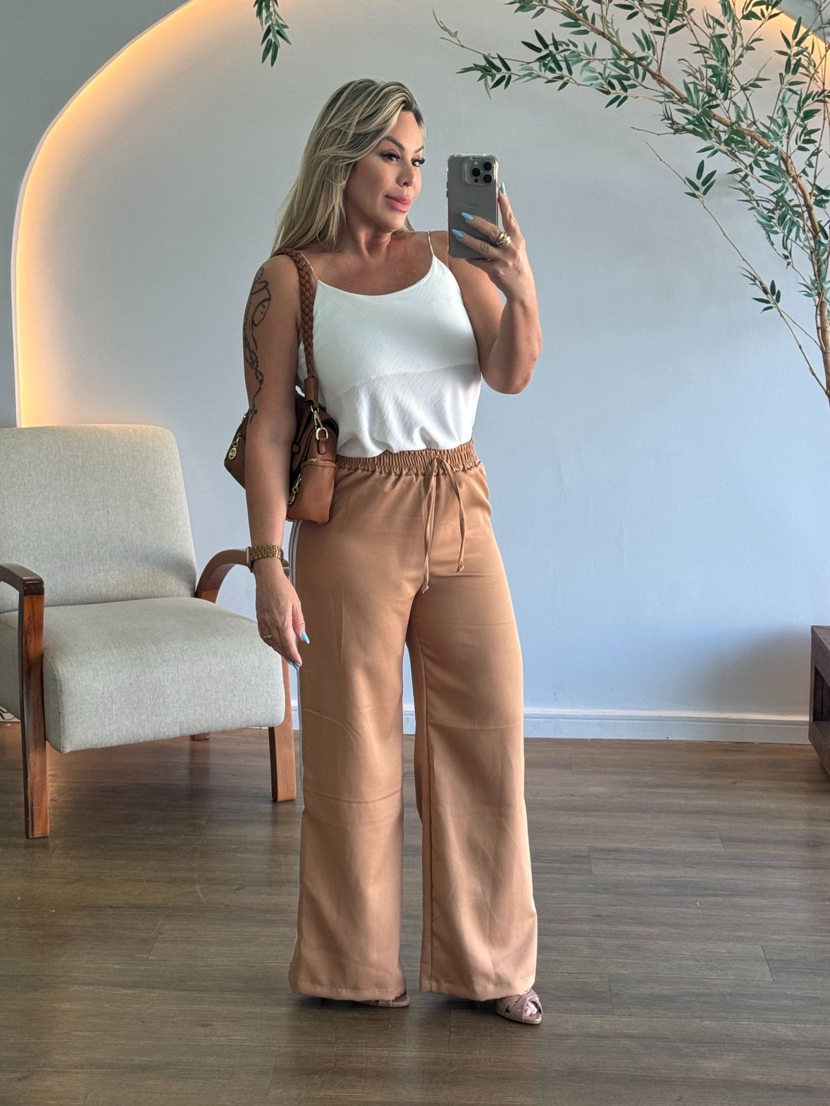 Calça Feminina pantalona Urban Street - Kelly