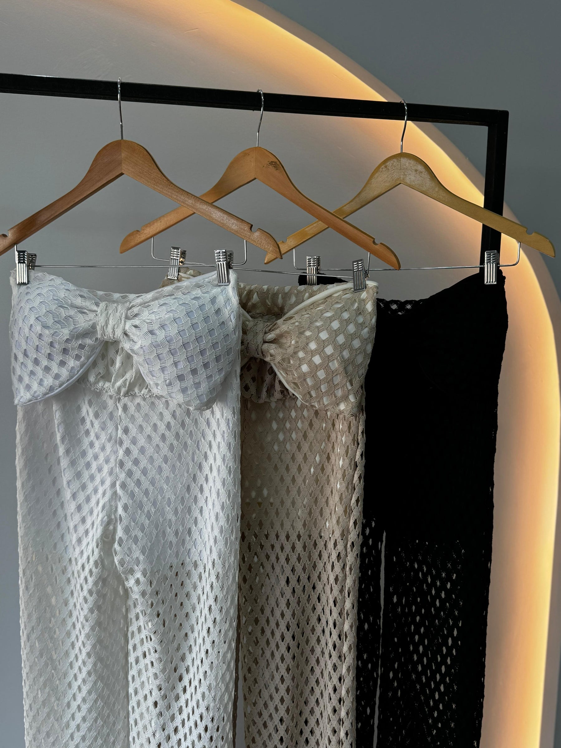 Conjunto Feminino Trançado Fresco Para o Verão - VB