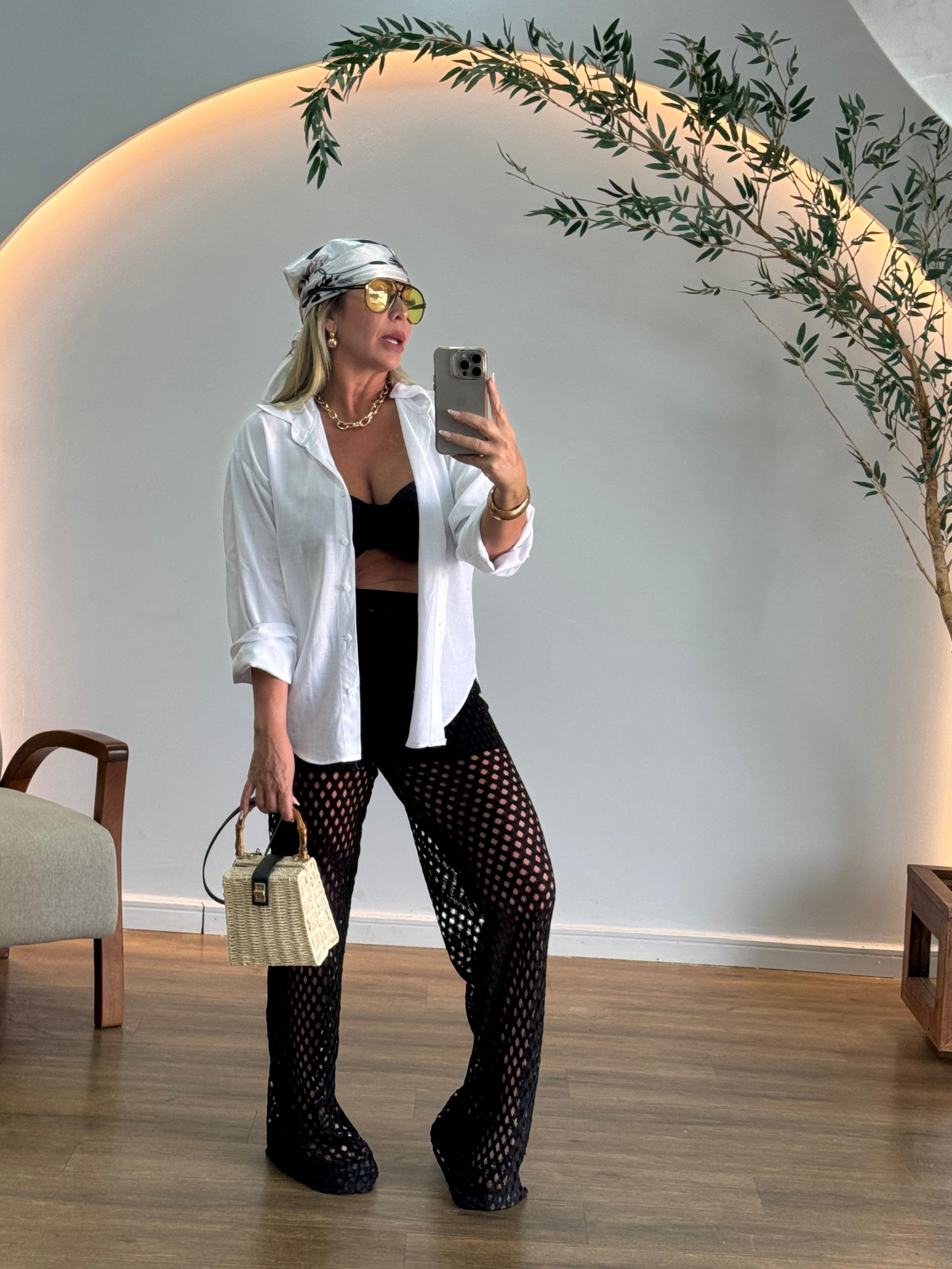 Conjunto Feminino Trançado Fresco Para o Verão - VB