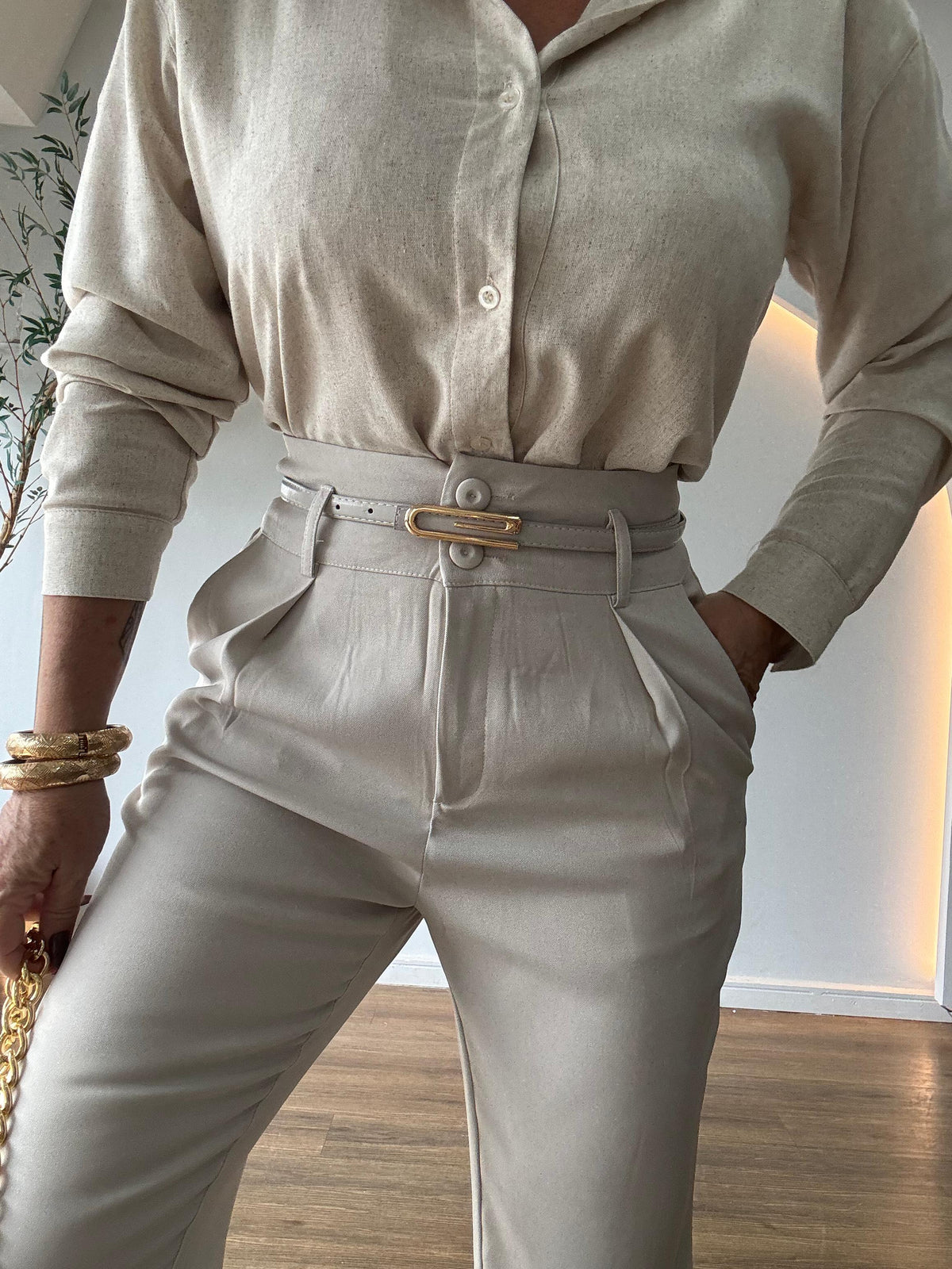 Camisa Feminina de Linho Letícia - Victoria Borges